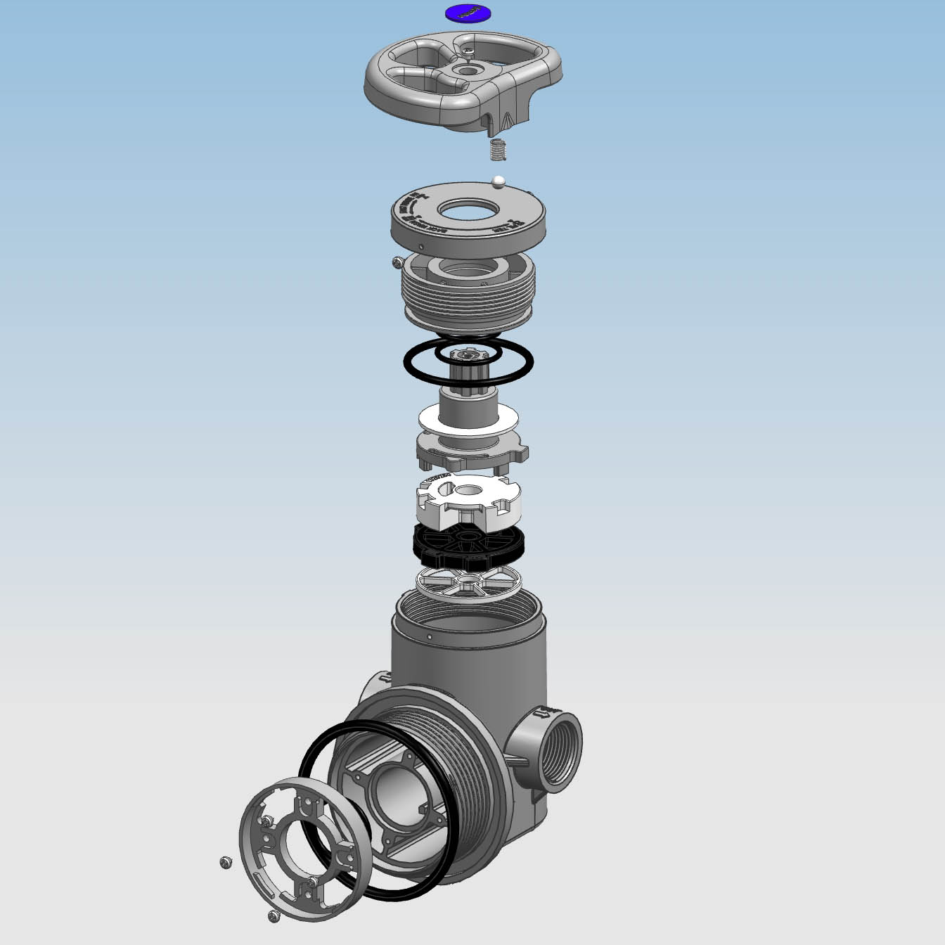 MF2-H 2 ton Manual water filter valve